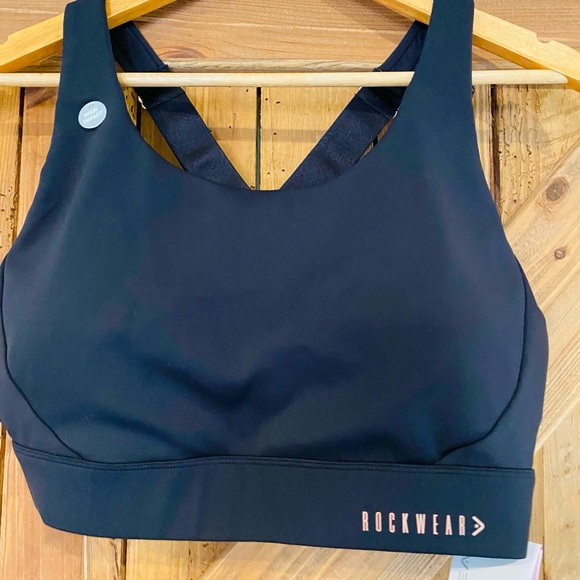 NEW Rockwear Black Milos High Impact Sports Bra 16 - Picture 7 of 12